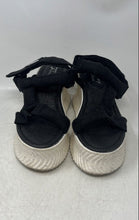 Load image into Gallery viewer, Circus By Sam Edelman Womens Venus Black Hook &amp; Loop Platform Sandals Size 9
