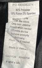 Load image into Gallery viewer, Calvin Klein Mens Gray Flat Front Slash Pockets Belt Loops Dress Pants 36WX32L

