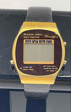 Load image into Gallery viewer, Authentic Bulova Women's Gold Tone Watch.
