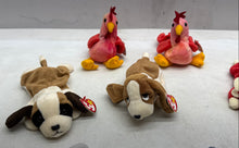 Load image into Gallery viewer, Lot Of 10 Pcs Assorted Ty Beanie Babies Multicolor Collectible Plush Toys
