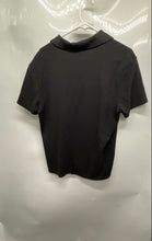Load image into Gallery viewer, Calvin Klein Mens Black Short Sleeve Collared Regular Fit Polo Shirt Size M
