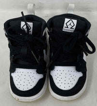 Load image into Gallery viewer, Authentic Nike Kids Air Jordan 1 Mid Black White Sneaker Shoes Size 5C In Box
