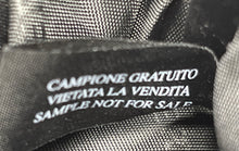 Load image into Gallery viewer, Versace Parfums Unisex Black Adjustable Shoulder Strap Travel Backpack Worn

