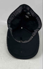Load image into Gallery viewer, Harley-Davidson Mens Orange And Black Enflame Bar &amp; Shield Baseball Cap Size L
