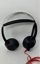 Load image into Gallery viewer, Poly 5200 USB-C Red Black Portable Wired Headset With Case Untested
