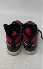Load image into Gallery viewer, Nike Boys Air Jordan 1 Mid 640734-079 Black Red Lace-Up Sneaker Shoes Size 13C
