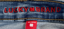 Load image into Gallery viewer, Lucky Brand Womens Blue Denim 5-Pocket Design Cropped Jeans Size 10/30A
