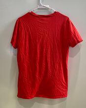 Load image into Gallery viewer, Lacoste Mens Red Cotton Short Sleeve V-Neck Regular Fit Pullover T-Shirt Size S
