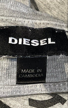 Load image into Gallery viewer, Diesel Mens Gray Graphic Print Short Sleeve Crew Neck Pullover T-Shirt Size XL

