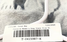 Load image into Gallery viewer, Converse Womens One Star Gray Sleeveless Scoop Neck Pockets Mini Dress Size XL
