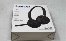 Load image into Gallery viewer, Spark 07 Black Wireless Microphone Headset With Mic For Work Not Tested
