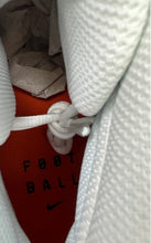 Load image into Gallery viewer, Nike Mens Force Savage Pro 2 Shark BV5448-100 White Orange Football Cleats Sz 17
