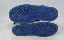 Load image into Gallery viewer, Nike Boys Court Borough Mid 2 Blue Black Leather Lace-Up Sneaker Shoes Size 6Y
