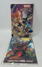 Load image into Gallery viewer, Lot Of 2 Multicolor Marvel Voices Pride #1 DC Pride #1 Collectible Comic Books
