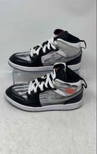 Load image into Gallery viewer, Nike Kids Air Jordan 1 Mid SS White Gray Black Lace-Up Sneaker Shoes Size 2Y
