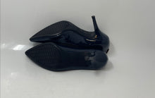 Load image into Gallery viewer, Michael Kors Womens Flex Mid Blue Patent Leather Stiletto Pump Heels Size 9M
