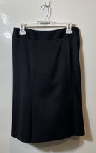 Load image into Gallery viewer, Massimo Dutti Womens Black Stretch Back Zip Straight &amp; Pencil Skirt Size 28/38
