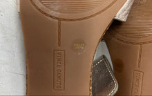 Load image into Gallery viewer, Vince Camuto Womens Odela Wooden Brown Gold Open Toe Ankle Strap Heels Size 10M
