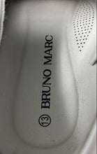 Load image into Gallery viewer, Bruno Marc Mens White Leather Lace-Up Low Top Oxford Dress Shoes Size 13
