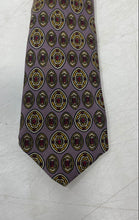 Load image into Gallery viewer, Lanvin Mens Multicolor Printed Silk Adjustable Keeper Loop Formal Pointed Tie
