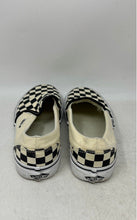 Load image into Gallery viewer, Vans Womens Black White Printed Round Toe Slip-On Sneaker Shoes Size 6
