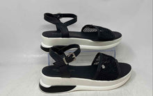 Load image into Gallery viewer, Juicy Couture Womens Black Open Toe Ankle Strap Sandals Size 8.5
