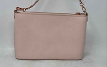 Load image into Gallery viewer, Ted Baker Womens Pink Leather Detachable Chain Strap Zip Top Lined Crossbody Bag
