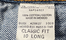Load image into Gallery viewer, Gap Womens Blue Tie-Dye Denim Stretch Classic Fit Straight Jeans Size 10 Long
