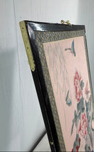 Load image into Gallery viewer, Flower And Butterflies Design Chinese Wall Hanging Framed Art Painting
