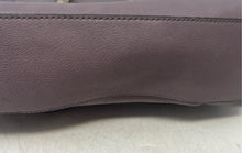 Load image into Gallery viewer, Guess Womens Dark Purple Faux Leather Turn Lock Pocket Satchel Bag With Tag
