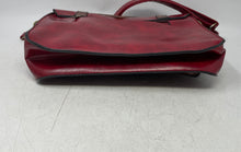 Load image into Gallery viewer, Ecosusi Womens Red Brown Leather Detachable Crossbody Strap Messenger Bag
