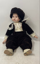 Load image into Gallery viewer, Vintage Classic Outfit Open Eyes Collectible Porcelain Fashion Doll
