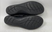 Load image into Gallery viewer, Clarks Womens Black Leather Round Toe Slip-On Casual Mary Jane Shoes Size 9 M
