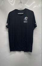 Load image into Gallery viewer, Nike Mens Black Miami Dolphins Crucial Catch Football NFL T-Shirt Size L
