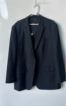 Load image into Gallery viewer, Perry Ellis Mens Gray Long Sleeve Pockets Classic Fit Two-Button Blazer Size 48R
