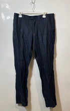 Load image into Gallery viewer, Sandro Mens Blue Flat Front Slash Pockets Straight Leg Dress Pants Size 44
