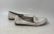 Load image into Gallery viewer, Giani Bernini Womens Dailyn White Leather Moc Toe Slip-On Loafer Shoes Size 7
