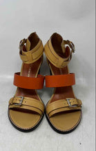 Load image into Gallery viewer, Rebecca Minkoff Womens Multicolor Leather Block Heel Strappy Sandals Size 9M
