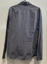 Load image into Gallery viewer, DKNY JEANS Mens Blue Striped Print Collared Long Sleeve Button-Up Shirt Size L
