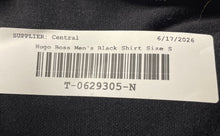 Load image into Gallery viewer, Hugo Boss Mens Black Cotton Regular Fit Collared Short Sleeve Polo Shirt Size S
