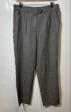 Load image into Gallery viewer, Authentic Escada Womens Black White Wool Pleated Front Trouser Pants Size EUR 40
