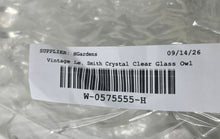 Load image into Gallery viewer, Vintage Le Smith Crystal Clear Glass Figurine Tobacciana Ashtray
