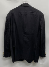 Load image into Gallery viewer, Hugo Boss Mens Black Wool Long Sleeve Pockets 3-Button Blazer Size 052

