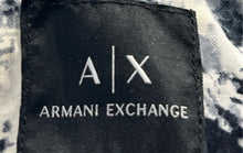 Load image into Gallery viewer, Armani Exchange Mens Black And White Long Sleeve Button-Up Shirt Size S Regular

