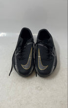 Load image into Gallery viewer, Nike Mens Phantom GT2 DA4433-007 Black Leather Lace-Up Soccer Cleats Size 6.5
