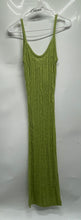 Load image into Gallery viewer, Trendy Threads Womens Green Cable-Knit Sleeveless Scoop Neck Maxi Dress Size S
