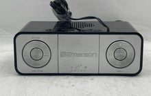 Load image into Gallery viewer, Emerson Model CKS1507 Black Rectangular Modern Style Alarm Clock Not Tested
