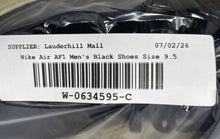 Load image into Gallery viewer, Nike Womens SF Air Force 1 High AJ0963-001 Black Sneaker Shoes Size 9.5
