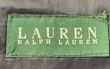 Load image into Gallery viewer, Lauren Ralph Lauren Mens Black Striped Wool Collared Two-Button Blazer Size 44R
