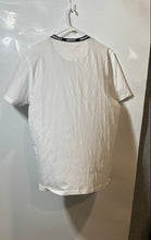 Load image into Gallery viewer, DKNY Mens White Knit Short Sleeve Round Neck Pullover T-Shirt Size Large
